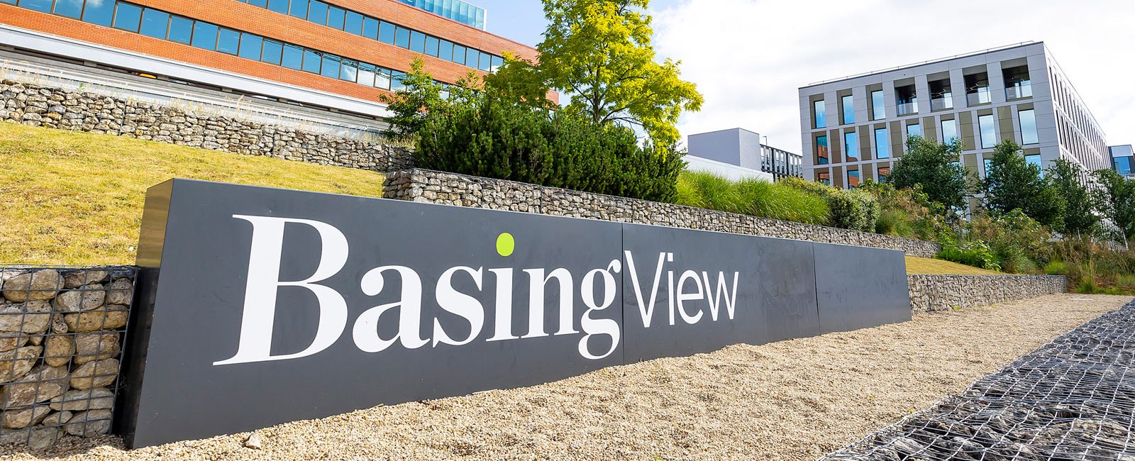 Basing View, Entrance Sign